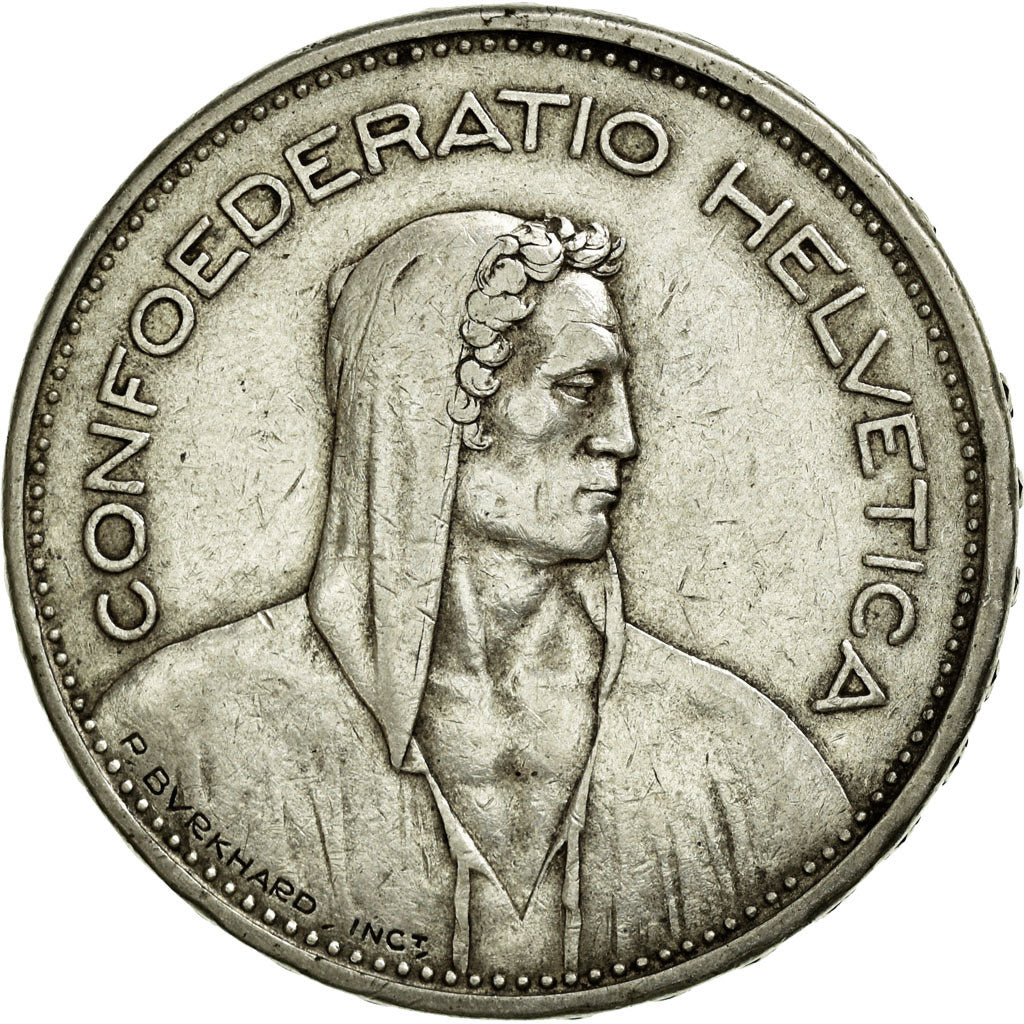 Moneta, Svizzera, 5 Francs, 1931, Bern, BB, Argento, KM:40