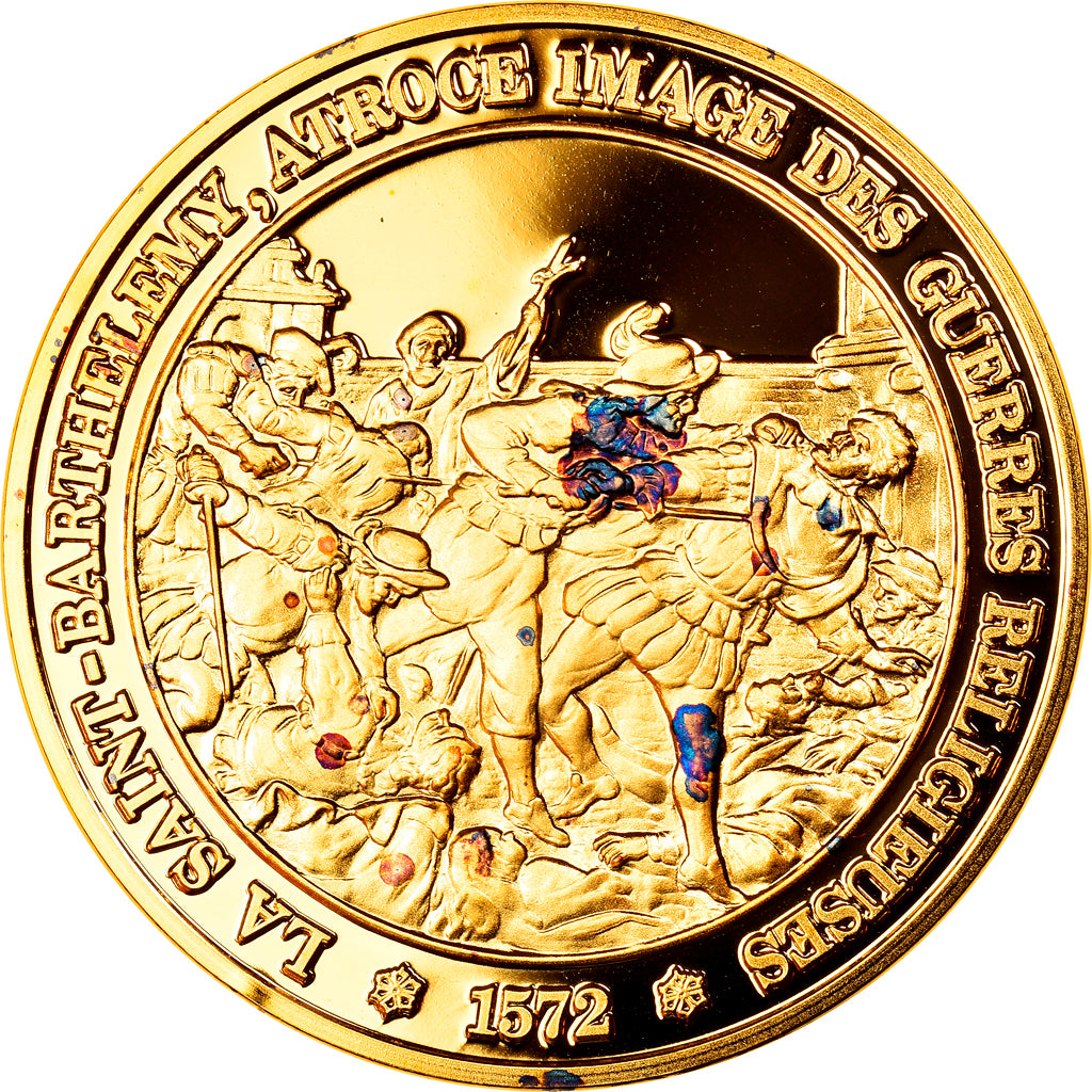 France, Medal, Saint-Barthélémy, Guerres de Religions, History, MS(65-70)