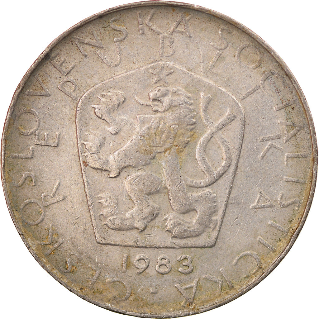 Munten, Tsjecho-Slowakije, 5 Korun, 1983, FR, Copper-nickel, KM:60