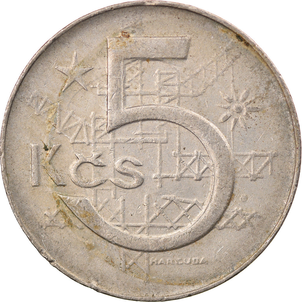 Munten, Tsjecho-Slowakije, 5 Korun, 1983, FR, Copper-nickel, KM:60
