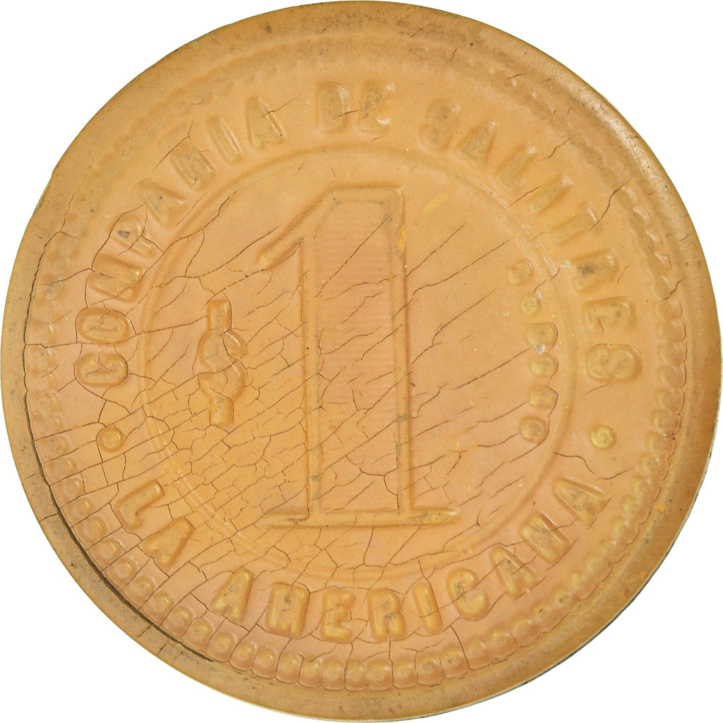 Cile, ficha, Compania de Salitres, La Americana, Dollar, SPL, N.C.