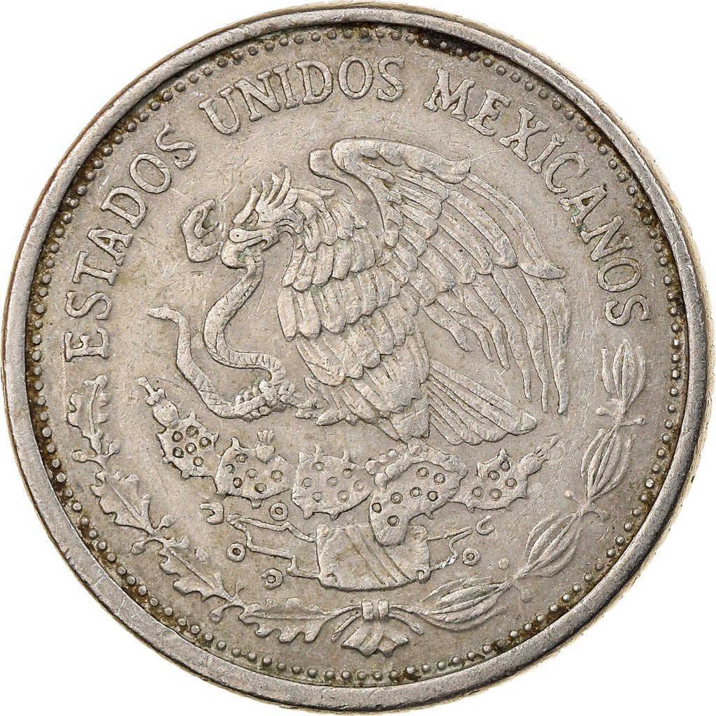 Moneta, Mexico, 50 Pesos, 1987, Mexico City, VF(30-35), Miedź-Nikiel, KM:495