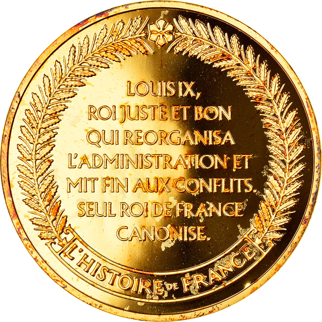 France, Médaille, Saint-Louis Débarque en Egypte, History, FDC, Vermeil