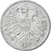 Moneda, Austria, 2 Groschen, 1962, BC+, Aluminio, KM:2876
