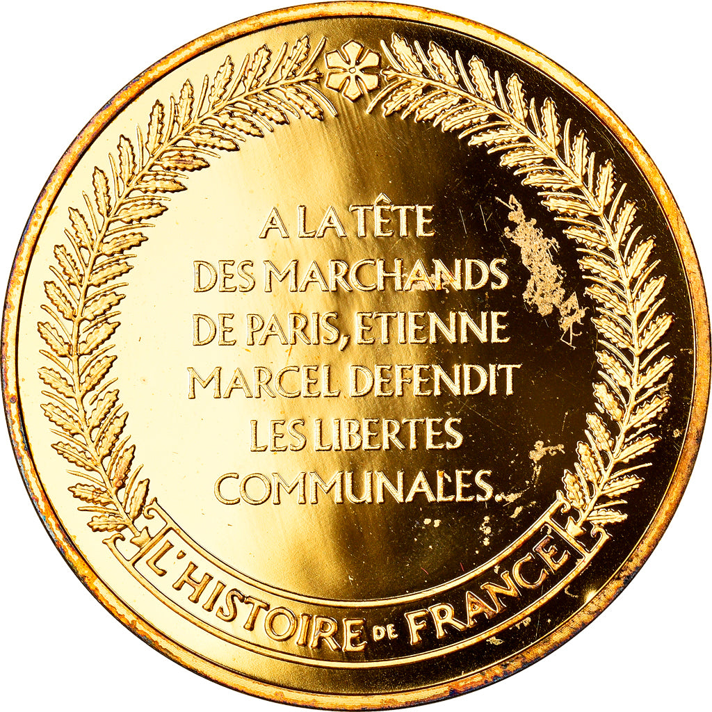 France, Medal, Etienne-Marcel, Prévot des Marchands de Paris, History