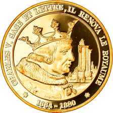 France, Medal, Charles V, History, MS(65-70), Vermeil