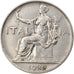 Moneta, Włochy, Vittorio Emanuele III, Lira, 1922, Rome, VF(30-35), Nikiel
