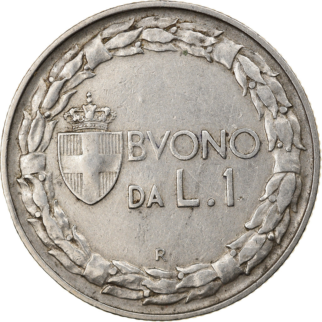 Münze, Italien, Vittorio Emanuele III, Lira, 1922, Rome, S+, Nickel, KM:62