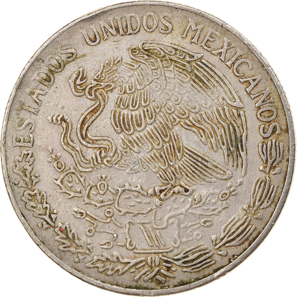 Moneta, Mexico, Peso, 1975, Mexico City, VF(20-25), Miedź-Nikiel, KM:460