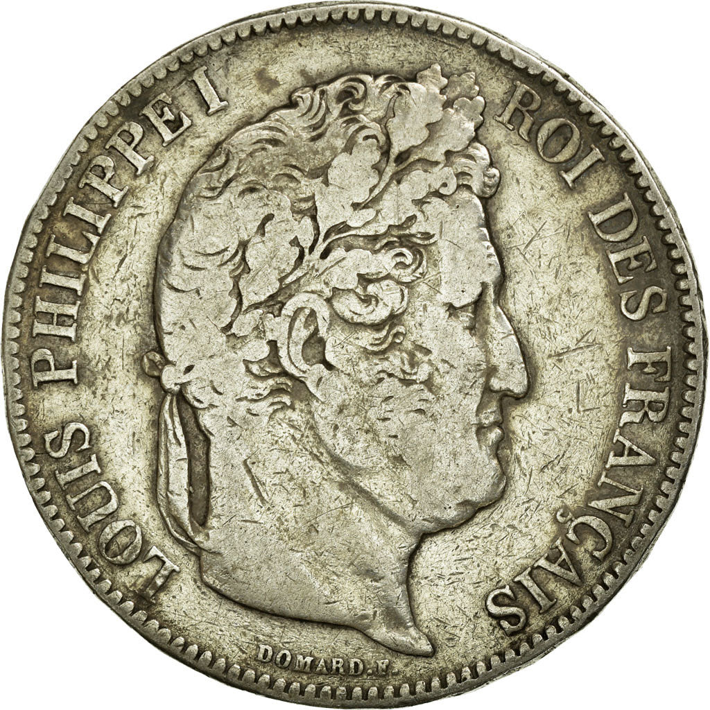 Coin, France, Louis-Philippe, 5 Francs, 1832, Nantes, VF(20-25), Silver