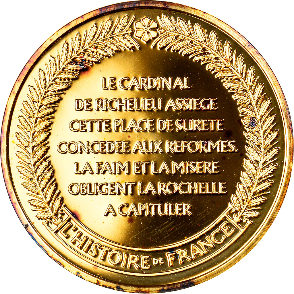 France, Medal, La Rochelle, Fin de l'Indépendance des Réformes, History