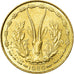 Münze, West African States, 5 Francs, 1985, VZ+, Aluminum-Nickel-Bronze, KM:2a