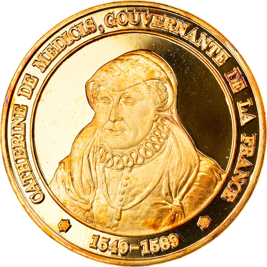 France, Medal, Catherine de Médicis, History, MS(65-70), Vermeil