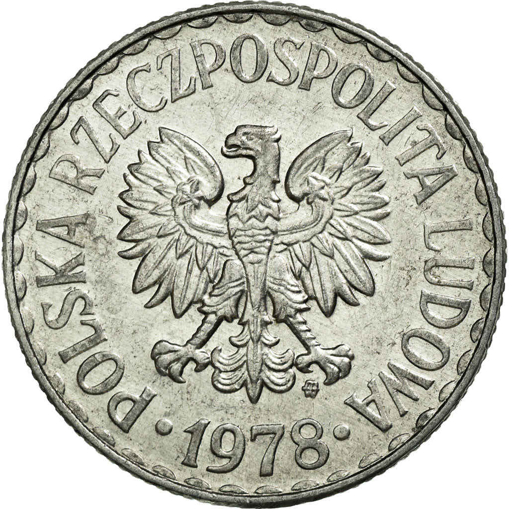 Monnaie, Pologne, Zloty, 1978, SUP, Aluminium, KM:49.1