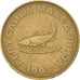 Monnaie, Macédoine, 2 Denari, 1993, TTB, Laiton, KM:3
