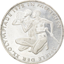 Monnaie, République fédérale allemande, 10 Mark, 1972, Karlsruhe, SUP+