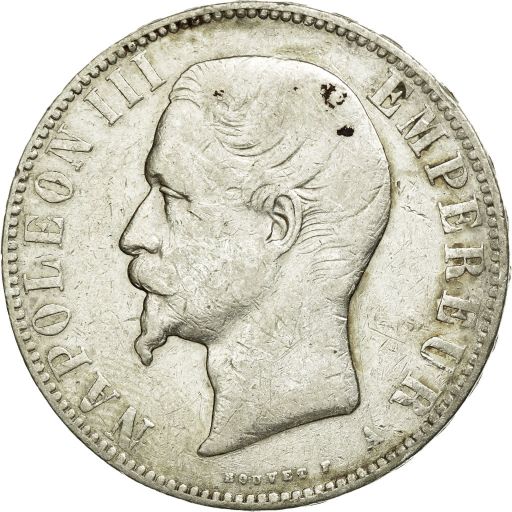 Monnaie, France, Napoleon III, Napoléon III, 5 Francs, 1856, Paris, TB+