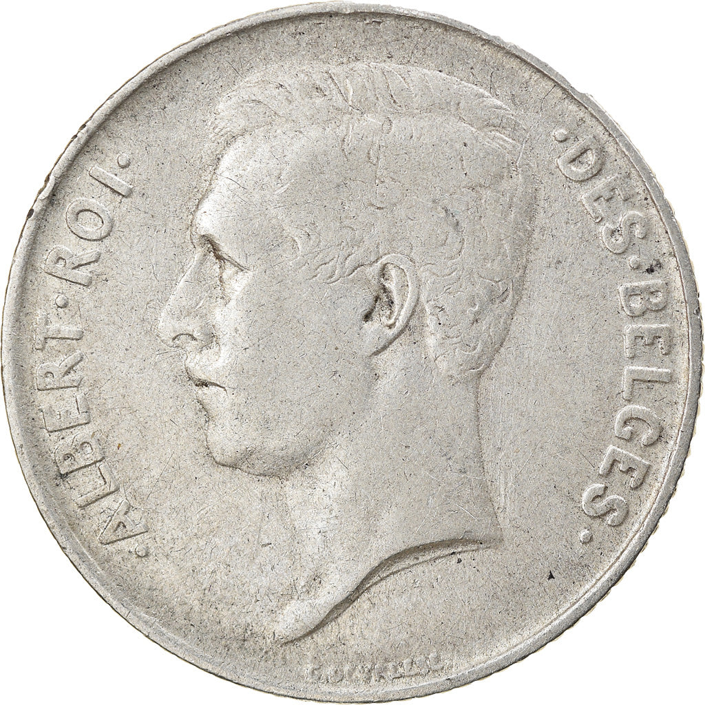 Moneta, Belgio, Franc, 1912, BB, Argento, KM:72
