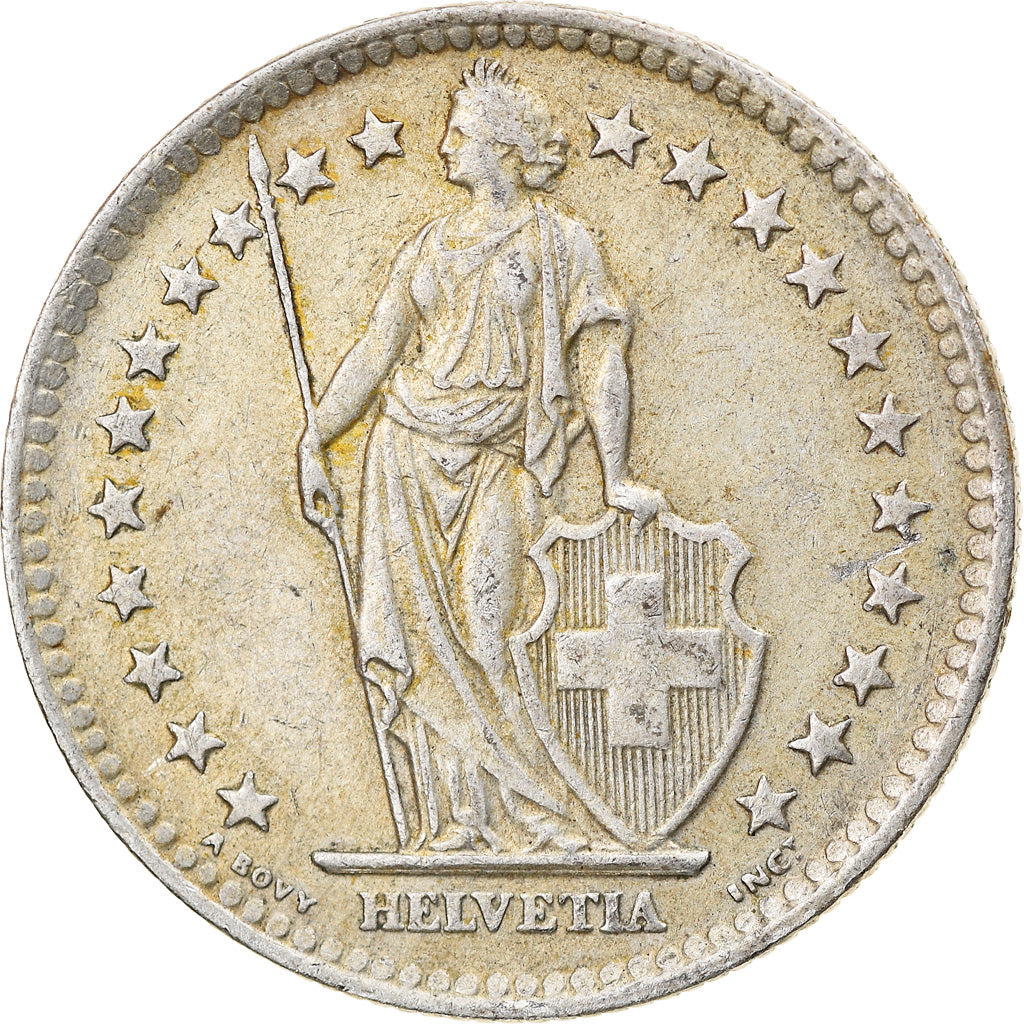 Moneta, Svizzera, 2 Francs, 1963, Bern, BB, Argento, KM:21