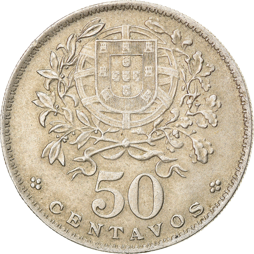 Coin, Portugal, 50 Centavos, 1963, EF(40-45), Copper-nickel, KM:577