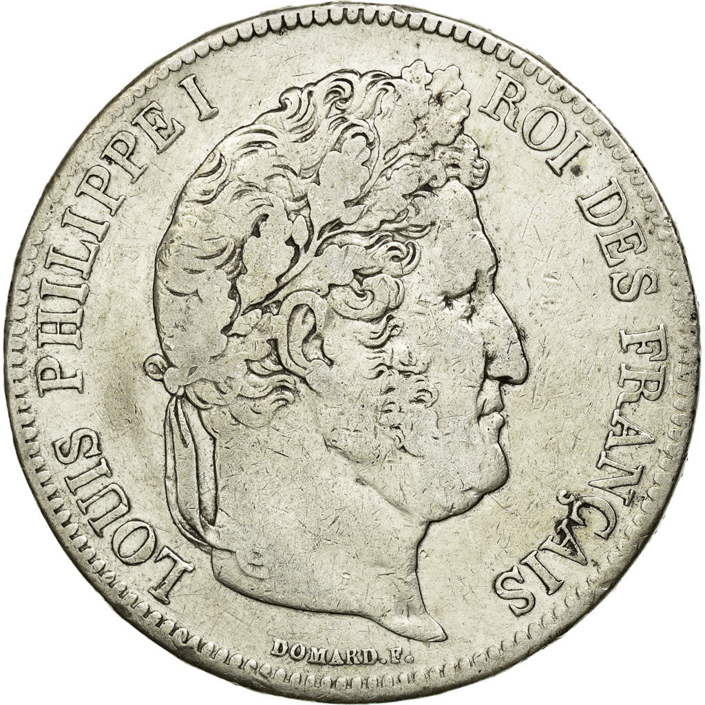 Coin, France, Louis-Philippe, 5 Francs, 1834, Limoges, VF(30-35), Silver