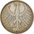 Coin, GERMANY - FEDERAL REPUBLIC, 5 Mark, 1951, Hamburg, VF(30-35), Silver
