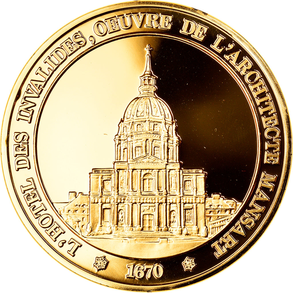 France, Médaille, L'Hôtel des Invalides, Paris, History, FDC, Vermeil