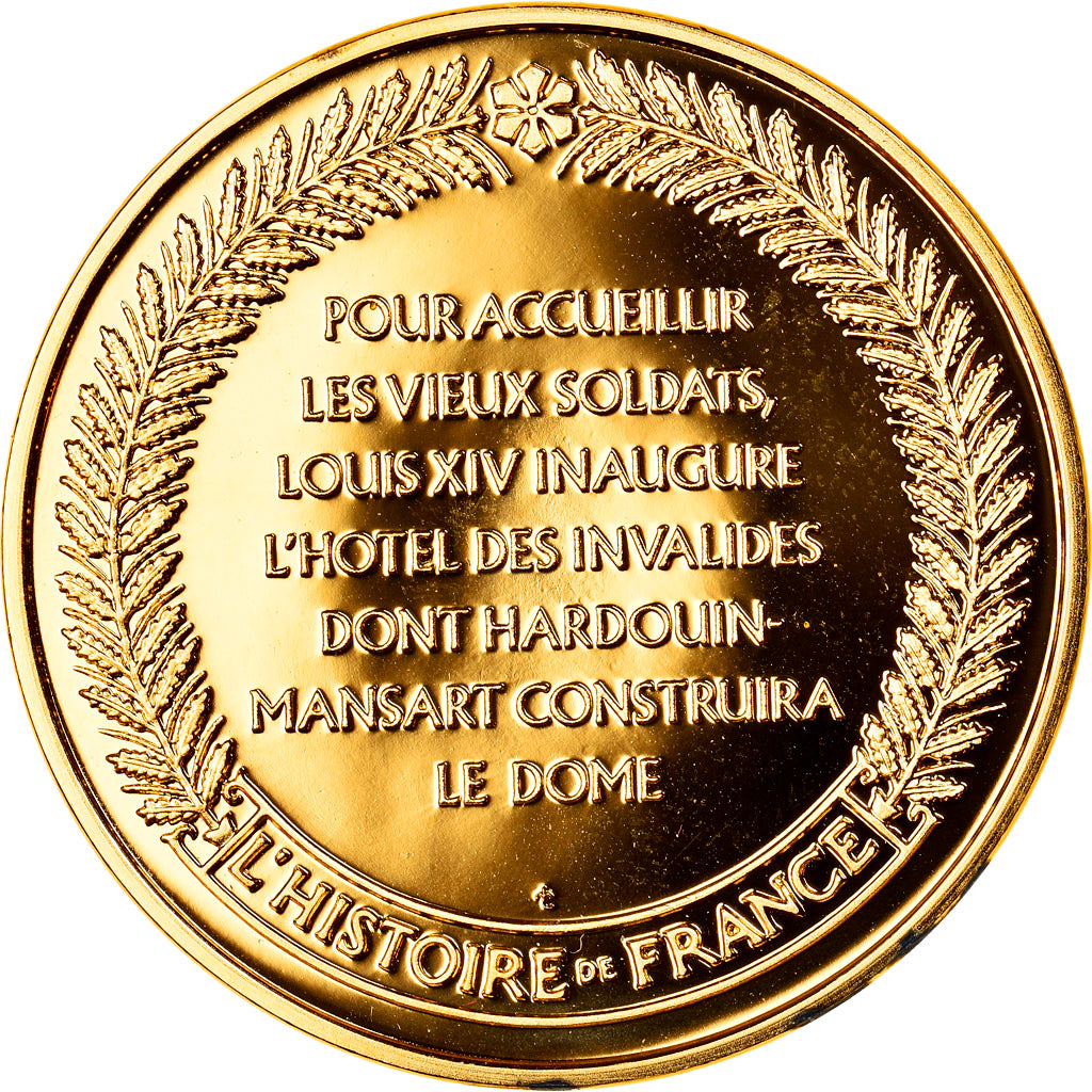 France, Médaille, L'Hôtel des Invalides, Paris, History, FDC, Vermeil