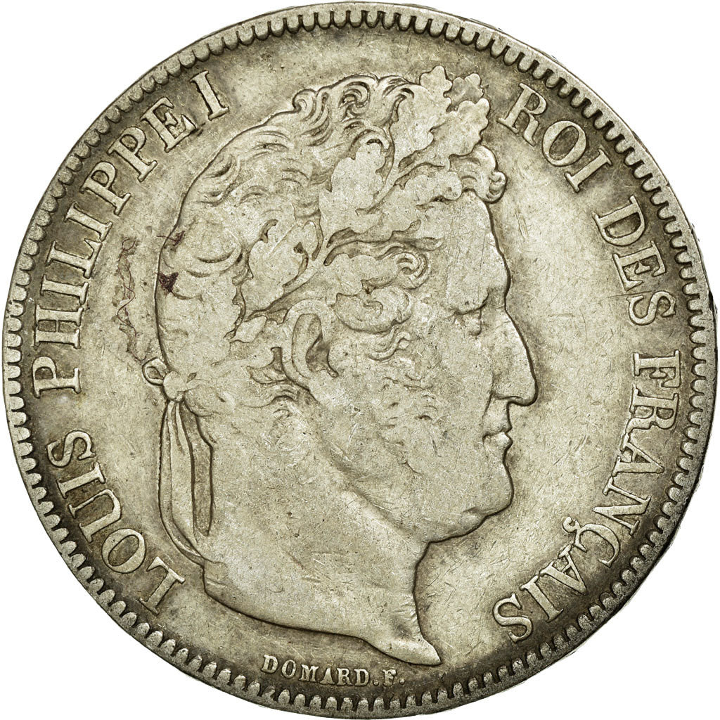 Coin, France, Louis-Philippe, 5 Francs, 1840, Bordeaux, VF(20-25), Silver