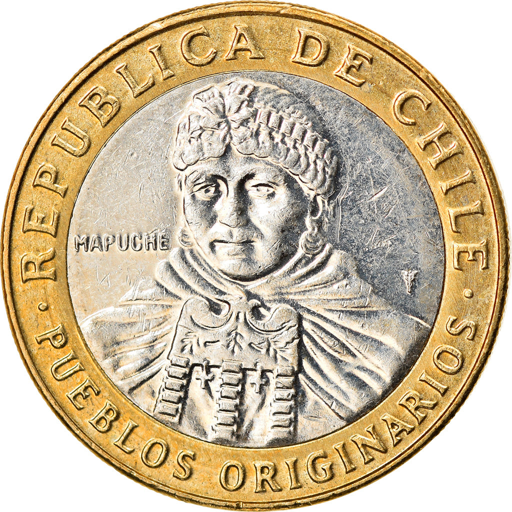 Coin, Chile, 100 Pesos, 2015, Santiago, EF(40-45), Bi-Metallic