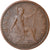 Moneda, Gran Bretaña, George V, 1/2 Penny, 1928, BC+, Bronce, KM:837