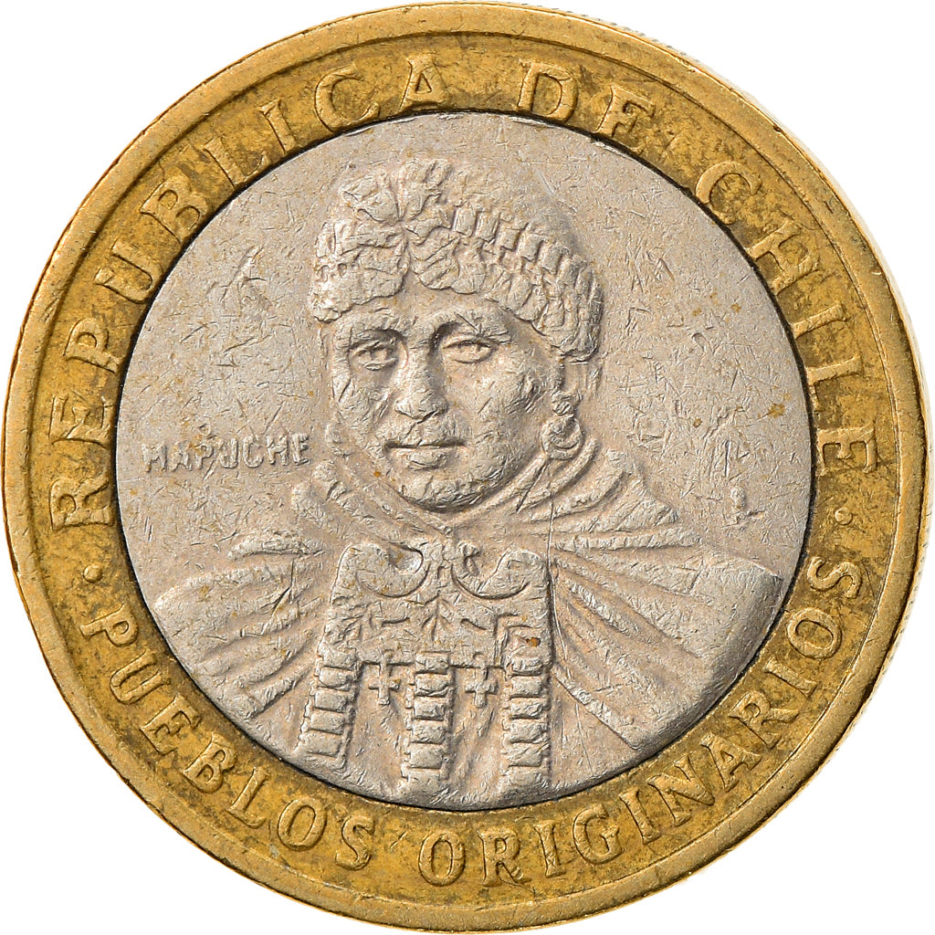 Moneda, Chile, 100 Pesos, 2006, Santiago, BC+, Bimetálico, KM:236