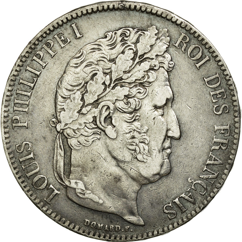 Monnaie, France, Louis-Philippe, 5 Francs, 1835, Rouen, TTB, Argent, KM:749.2