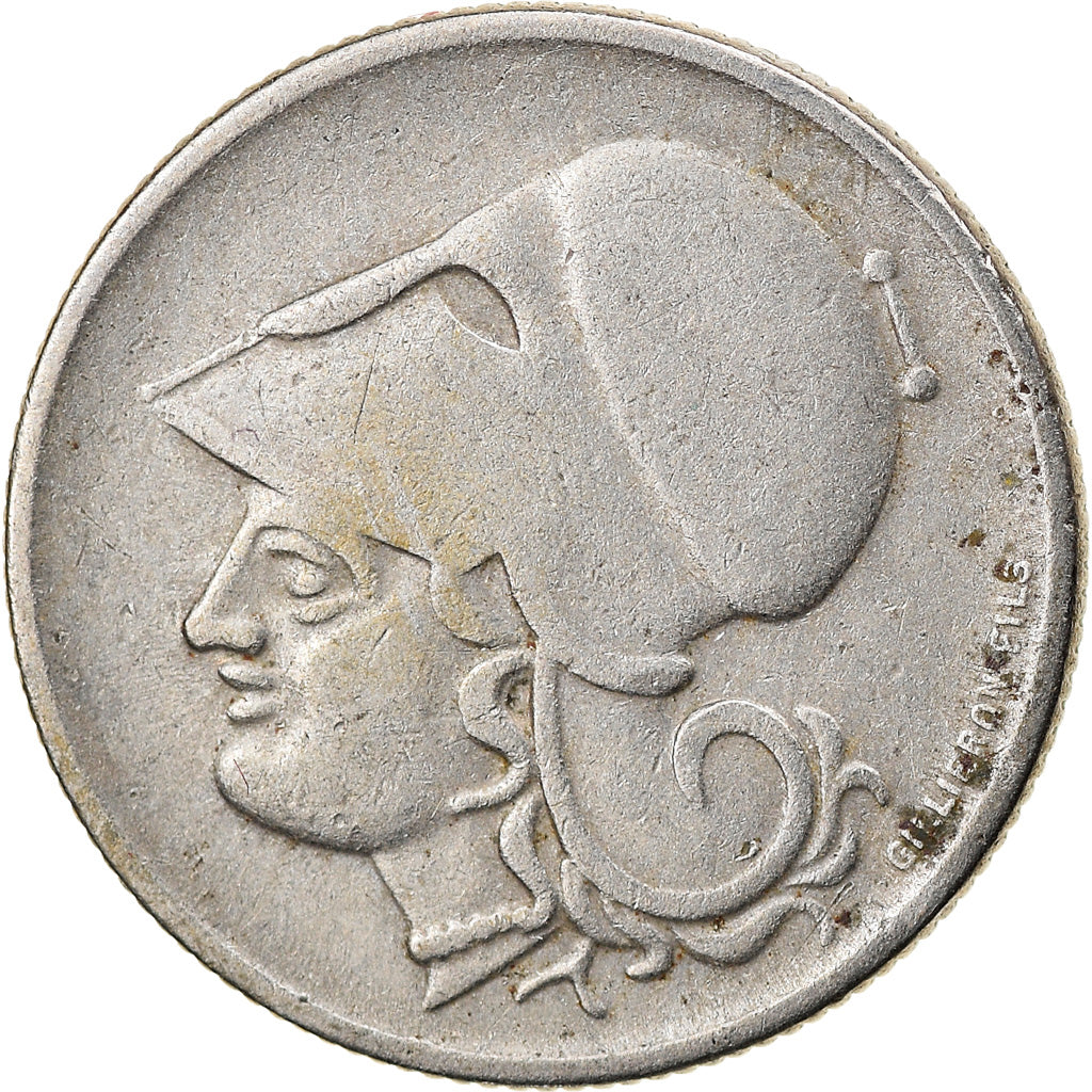 Monnaie, Grèce, 20 Lepta, 1926, TB+, Copper-nickel, KM:67