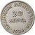 Monnaie, Grèce, 20 Lepta, 1926, TB+, Copper-nickel, KM:67