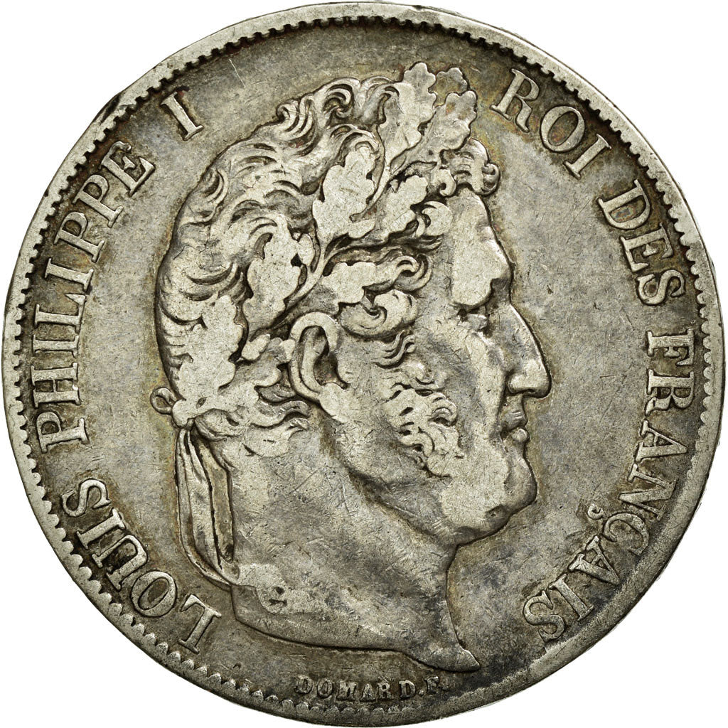 Coin, France, Louis-Philippe, 5 Francs, 1846, Paris, VF(30-35), Silver