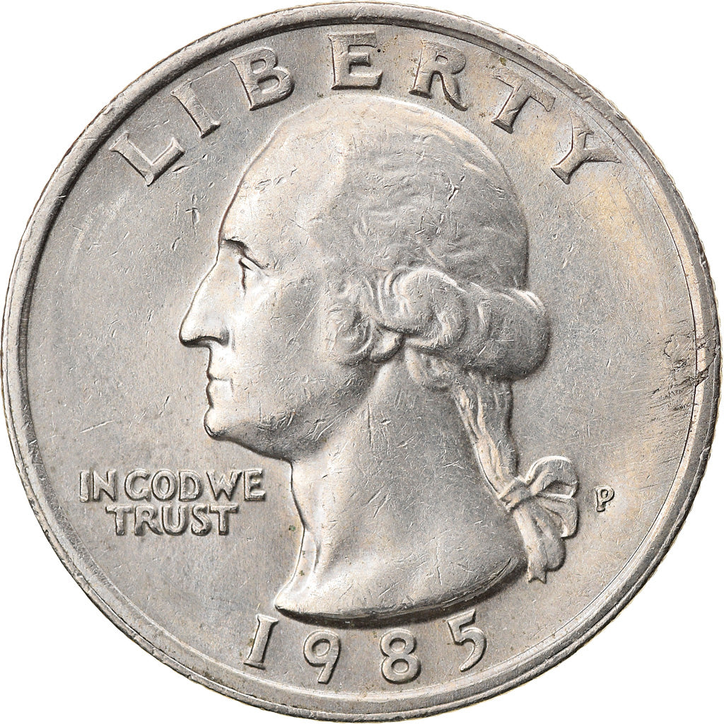Coin, United States, Washington Quarter, Quarter, 1985, U.S. Mint, Philadelphia
