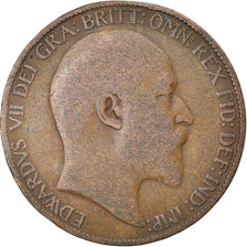Coin, Great Britain, Edward VII, 1/2 Penny, 1906, VF(30-35), Bronze, KM:793.2