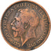 Coin, Great Britain, George V, 1/2 Penny, 1916, VF(30-35), Bronze, KM:809