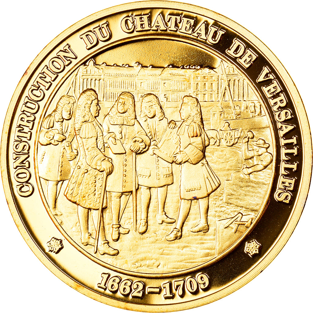 France, Medal, Construction du Château de Versailles, History, MS(65-70)