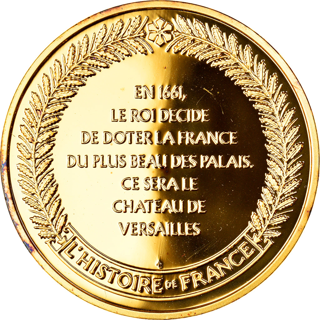 France, Medal, Construction du Château de Versailles, History, MS(65-70)