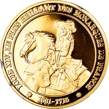France, Medal, Louis XIV, Roi Soleil, History, MS(65-70), Vermeil