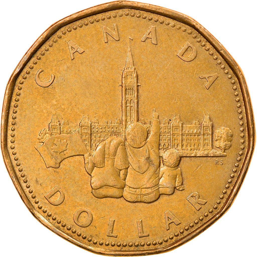 Coin, Canada, Elizabeth II, Dollar, 1992, Royal Canadian Mint, Ottawa