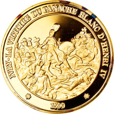 France, Medal, Ivry, La Victoire du Panache Blanc d'Henri IV, History