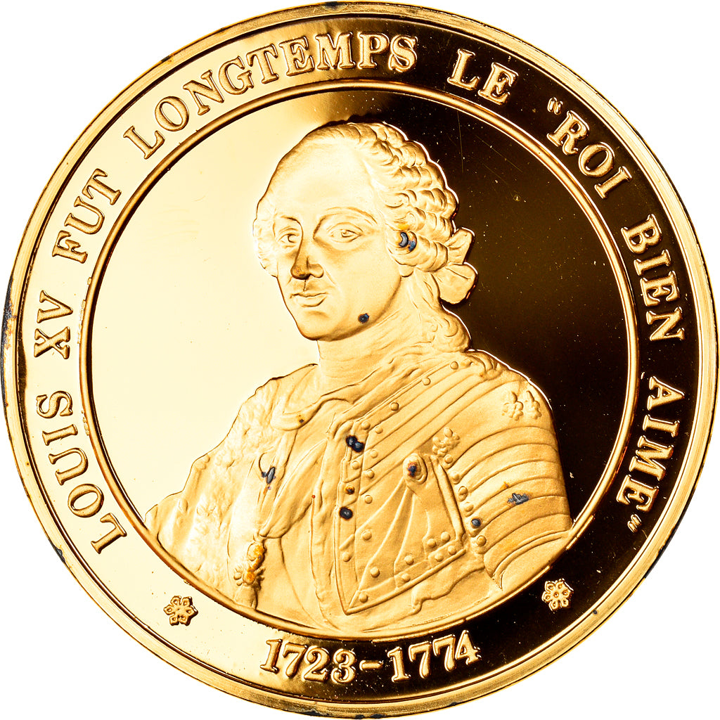 France, Medal, Louis XV, Dit Le Bien Aimé, History, MS(65-70), Vermeil