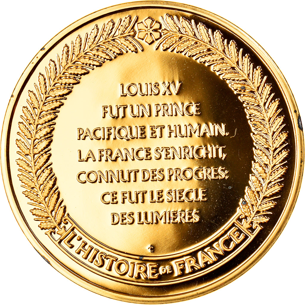 France, Medal, Louis XV, Dit Le Bien Aimé, History, MS(65-70), Vermeil