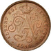 Moneta, Belgia, Albert I, 2 Centimes, 1919, Miedź, KM:64