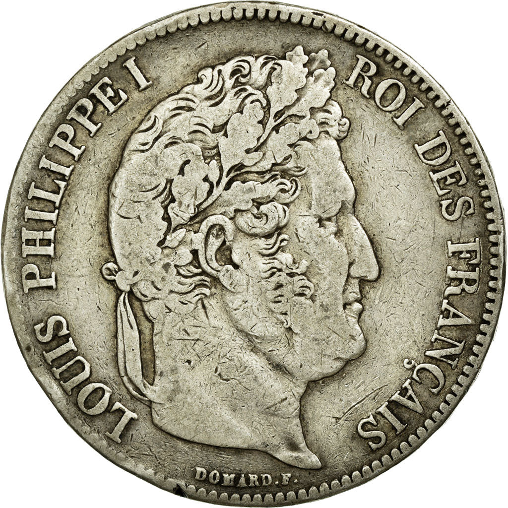 Coin, France, Louis-Philippe, 5 Francs, 1840, Paris, VF(30-35), Silver