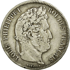 Coin, France, Louis-Philippe, 5 Francs, 1840, Paris, VF(30-35), Silver