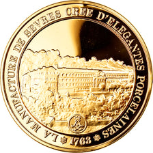 France, Medal, Louis XV, Manufacture de Sèvres, History, MS(65-70), Vermeil